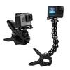 Suptig Jaws Gooseneck Flex Clamp Mount for GoPro Hero 12 Hero 11 Hero 10 9 8 7 6 5 4 Hero Session Hero 3 Hero DJI Insta Akaso Action Camera + 3, Osmo,