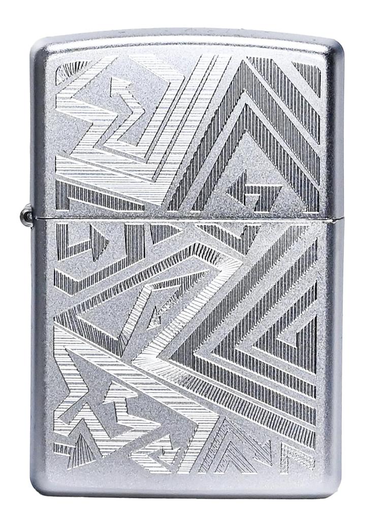 ZIPPO Lighter Line Arrow Design Silver 46481 [item]