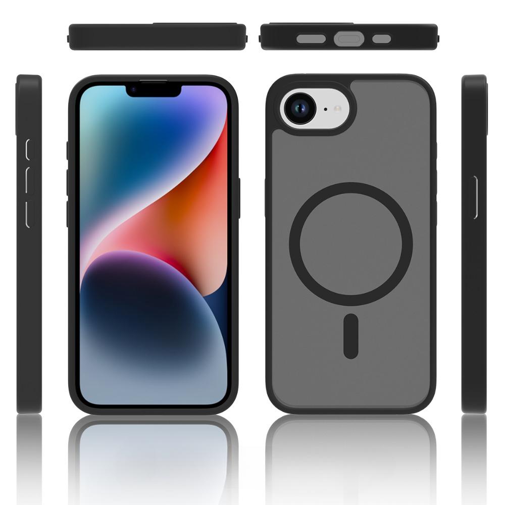 Ультратонкий чехол, совместимый с MagSafe, для iPhone 16e 16 Pro Max XR 11 13 14 12 Pro - ТПУ/ПК Шелковисто-гладкий на ощупь Беспроводная зарядка Противоударный чехол