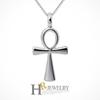(92.5% Pure Silver) Stylish and Pretty (Hr) Silver Royal Cross Necklace