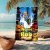 Custom Name Ultra-Soft Beach Towel with Bob the Builder Theme,Ideal for Pool - Camping, Diving - Perfect Travel Essential, Vibrant Beach Towel.