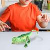 Reptile Animal Model Toy, Lifelike Sound Toy Teaching Prop Cognitive Lizard Figurine