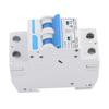 DIN Rail Mount Circuit Breaker Miniature Circuit Breaker 2 Pole DIN Rail Mount Circuit Breaker Disconnect   550V 20A
