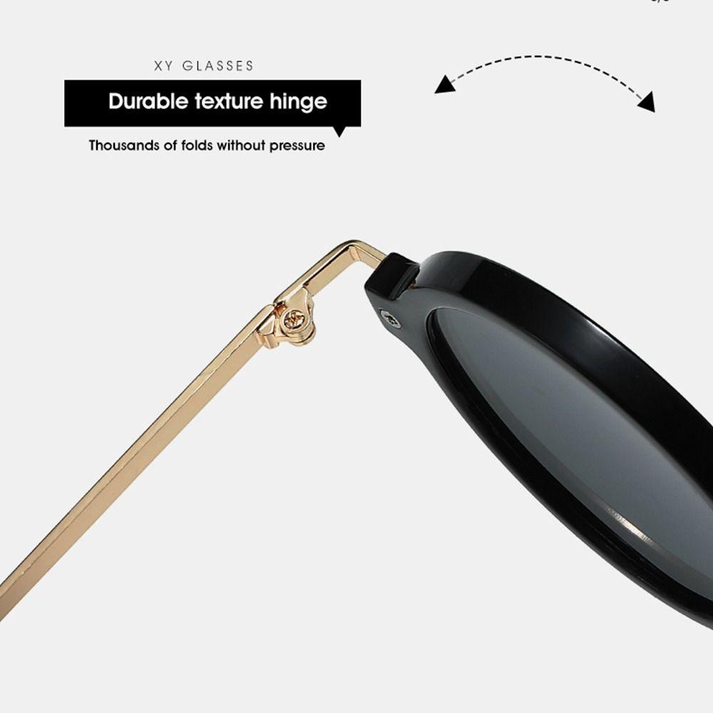 Vintage Metal Frame Small Round Sunglasses Uv400 Protection Driving Sun Glasses Punk Shades For Women & Men