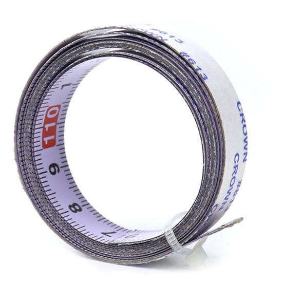 1/2/3/4/5/6 м центрированная измерительная линейка самоклеящаяся метрическая рулетка из нержавеющей стали для деревообработки