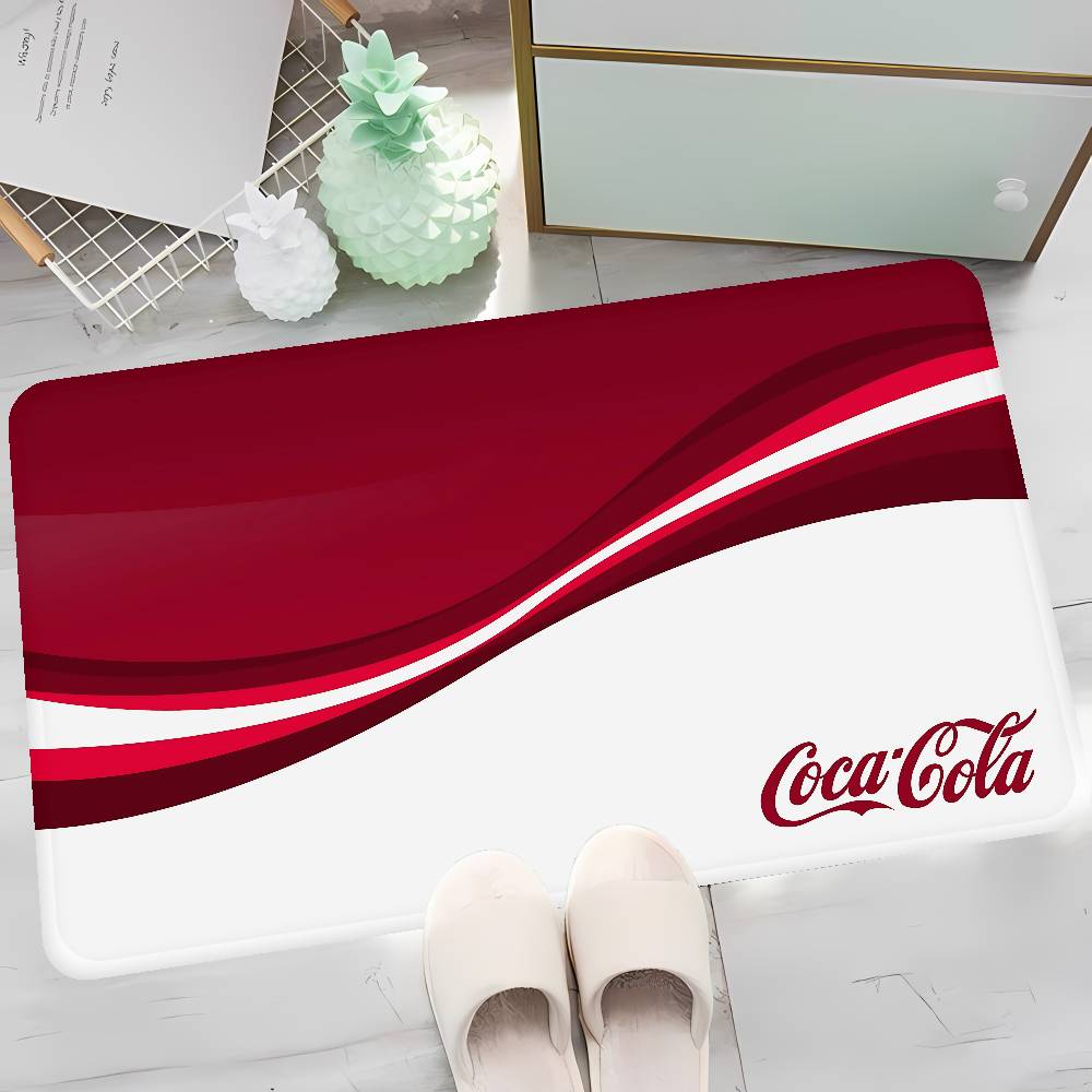 C-Coca-C-Cola Кухонный коврик Детская комната Спальня Украшение Балкон Противоскользящий коврик для входа Гостиная Alfombra