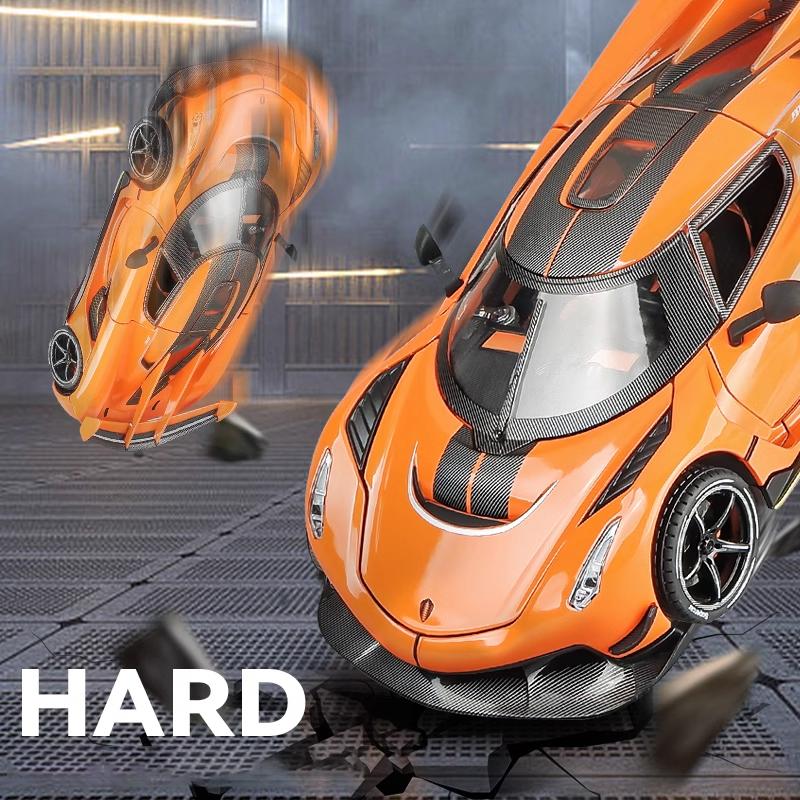 1:24 Jesko Сплав Спортивный автомобиль Модель Литье под давлением Металл Гоночный автомобиль Модель Высокая Симуляция Звук Свет Оттянуть Мальчик Игрушка Подарок на День Рождения Co