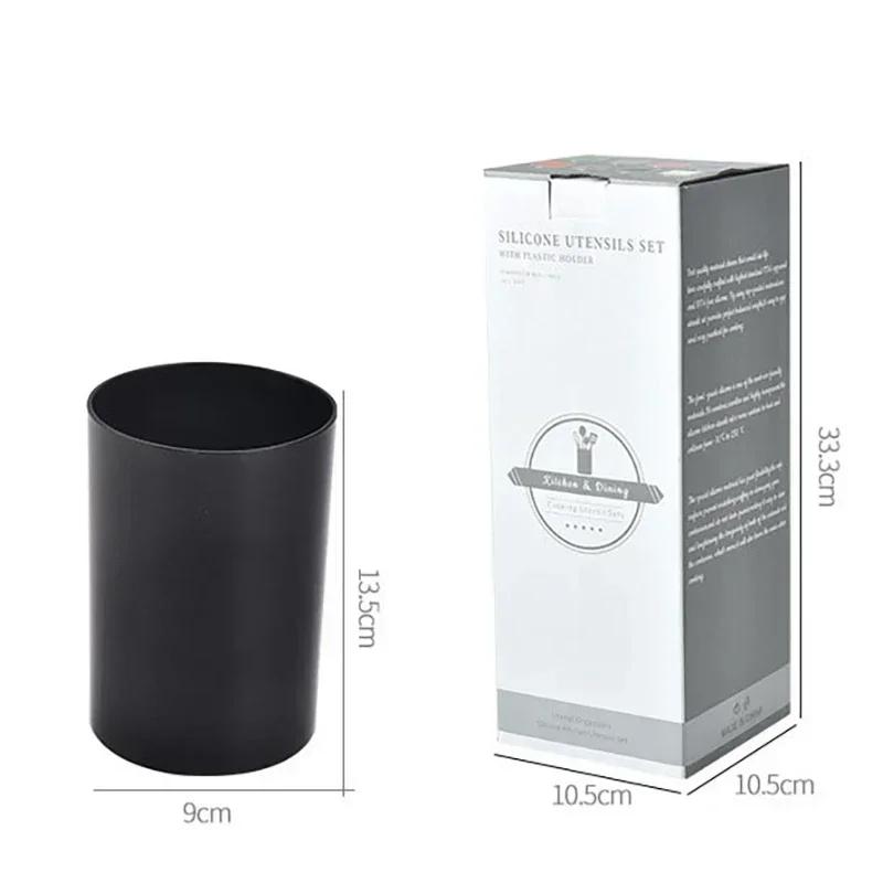 12 шт. пищевого силикона кухонная утварь кухонная лопатка мерная ложка практичный кухонный инструмент набор кухонных принадлежностей