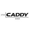 Авто металл для Caddy Maxi TDI логотип автомобильный стиль 3D значок надписи наклейки багажник наклейки аксессуары