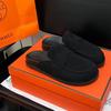 Кожаные Birkenstocks для женщин, новые весенние на платформе, с пробковой подошвой, полусапожки-шлепанцы Birkenstocks для ношения на улице.