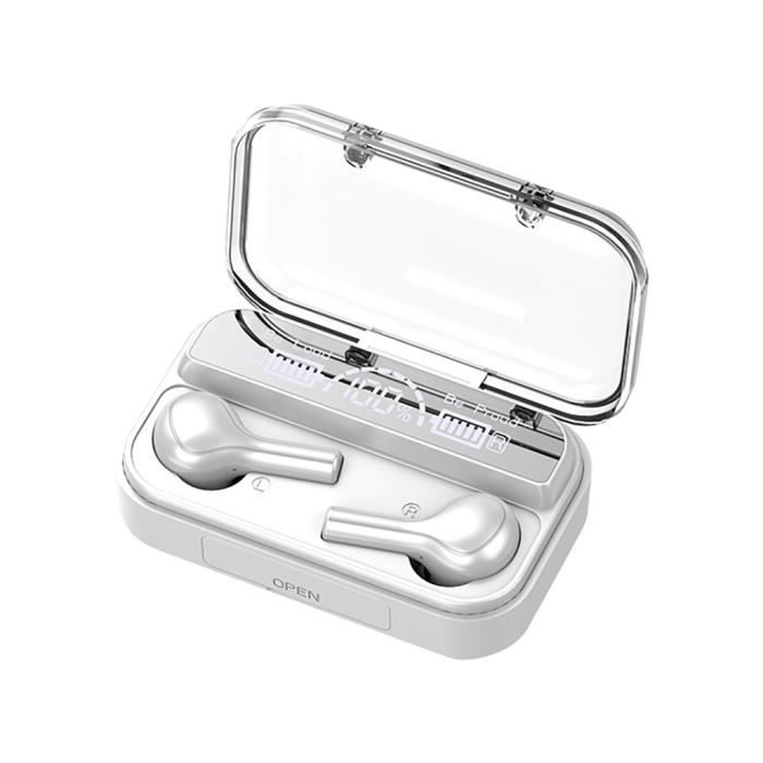 Oreillette Bluetooth sans fil 5.0 Digital Motion 9D stéréo intra-auriculaire a372