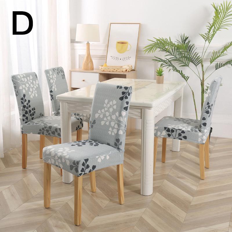 1 шт., универсальный чехол на стул для ресторана с цветочным принтом, эластичный чехол на стул из спандекса, офиса, отеля