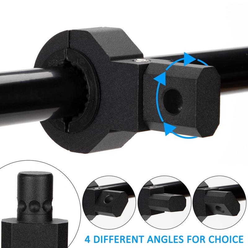 Ac29-2Pc Light Bar Mount Kit 28-50Mm Universal Work Light Tube Clamp Mounting Bracket Rotatable 360° For Motorcycle Crash Bar Pa