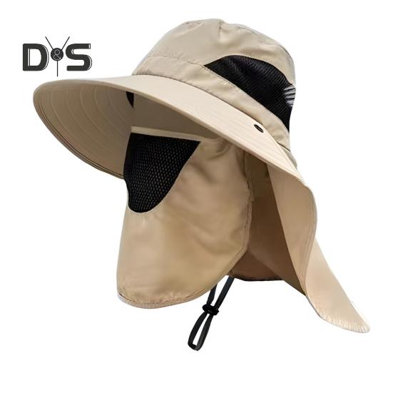 Летняя шляпа с защитой от ультрафиолета для мужчин и женщин, шляпа-ведро с козырьком, защитой шеи и лица, широкополая шляпа рыбака для рыбалки, кемпинга, пешего туризма