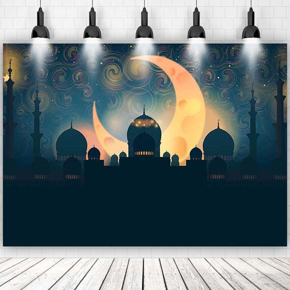 Props Eid Mubarak Photo Celebrate Ramadan Kareem Ramadan Decoration Backdrop Banner Eid Background