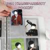 25pcs Page Photo Card A5-Binder Kpop Photo Albums Idol Cards Loose-leaf Collect Book Binder Photocard Holder Solid Color