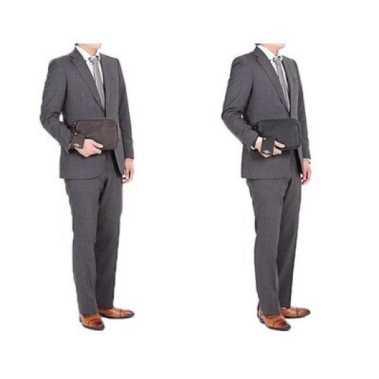 Porter Сумка Yoshida со вторым отделением-кошельком, клатч 016-01078 черный (10)