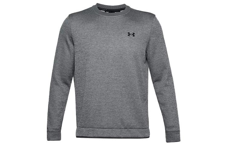 Under Armour Sweatshirts Men's Gray Crew Neck Thickened Regular 1360503-012