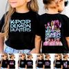 K-pop Охотники на демонов Девочка Детская одежда Лето Мультяшная Косоглазый Тигр Одежда Мода Мальчики Футболка Детские футболки