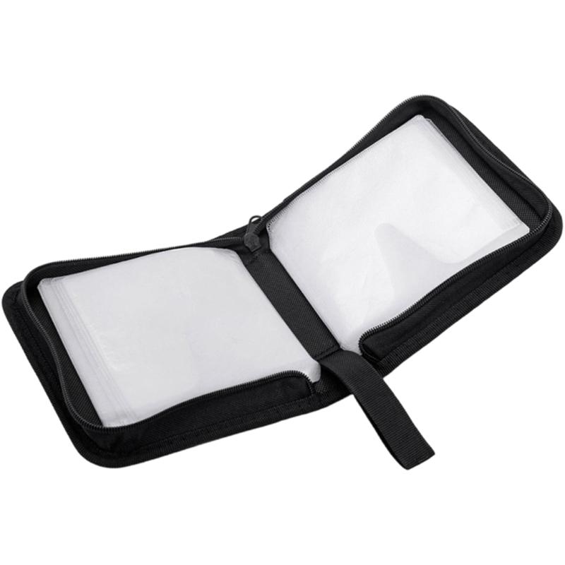 40 Disc Car CDs Holder Organizers PU Leather Storage Case For Music Enthusiasts Secure AntiScratch Design Travel Friendly