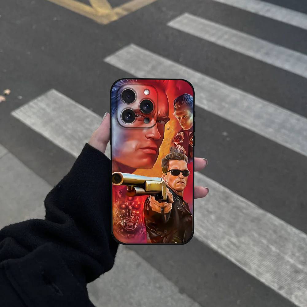 Чехол для телефона Арнольд Шварценеггер Терминатор Для iPhone 17 16 15 14 13 12 11 PRO MAX PLUS Mini ТПУ Мягкий Приятный для кожи Чехол