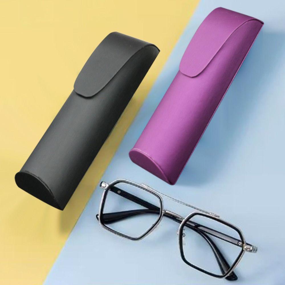 Простая Коробка для Очков ПУ Футляр для Очков от Близорукости Держатель для Очков Сумка для Очков и Солнцезащитных Очков Мужчины Женщины