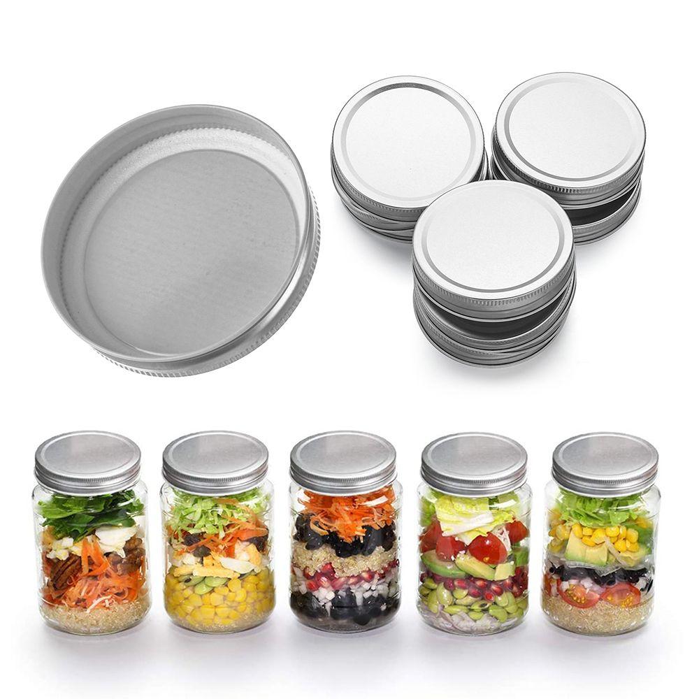 Упаковка из 10 герметичных крышек для бутылок, широкогорлые крышки для консервирования, крышки для банок, крышки для хранения продуктов, крышки для банок Мейсона