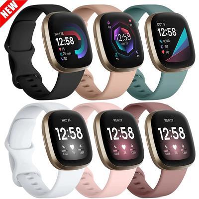 Силиконовый ремешок для часов Fitbit Versa 3, мягкий ремешок для умных часов Correa Sport, браслет Fit bit Versa 4 Sense, ремешок для часов, аксессуары