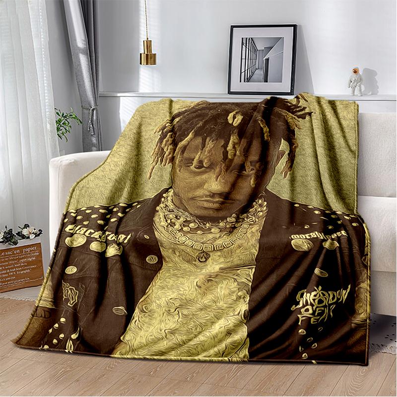 2025 New Style Juice WRLD 999 Legend Rapper Album Blanket,Soft Throw Blanket for Home Bedroom Bed Sofa Travel Cover Kid Gift