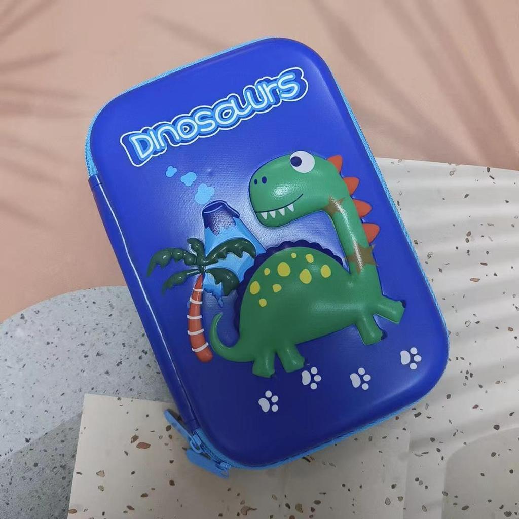 Квадратный пенал из ЭВА с рисунком - большая вместимость для студентов и взрослых