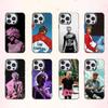 Чехол для телефона Rock Music M-MGK Kelly для iPhone17,16,15,14,13,12,11 Plus,Pro Max Цветной Серебряное покрытие Внутренняя крышка