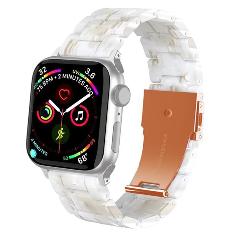 Ремешок из смолы для Apple, ремешок для часов 44 мм, 40 мм, 42 мм, 40 мм, роскошный ремешок для часов Accessoreis, браслет iWatch series 3, 4, 5 se 6, ремешок
