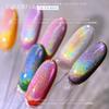 Универсальный цветной клей для ногтей «кошачий глаз» Laser Rainbow Glare Spar Rainbow Cat's Eye Nail Polish Glue