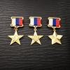 Copy Russia Double Headed Eagle Badge Lapel Pins Metal Medal Souvenir Collection Five Pointed Star Hero of Labor Order of Heroes