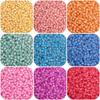 120pcs Glass Beads Charm Czech Beads Seed Double Dye Spacer Beads For Jewelry Making Accessories