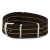 MORELLATO Nylon Watch Strap BAND 22mm Replacement Tool Included U3972A74832022M Brown/Beige [Official Import]
