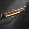Golden Space Aluminum Towel Rack with Hooks, Bathroom Solid Wood Rack, Toilet Towel Bar, Kitchen Rack, No Drilling Required