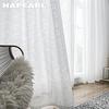 1 шт. NAPEARL 10-20% затемнение французский стиль простой романтический кружевной основы вязаный чистый белый газовый занавес для гостиной спальни балкона домашний декор