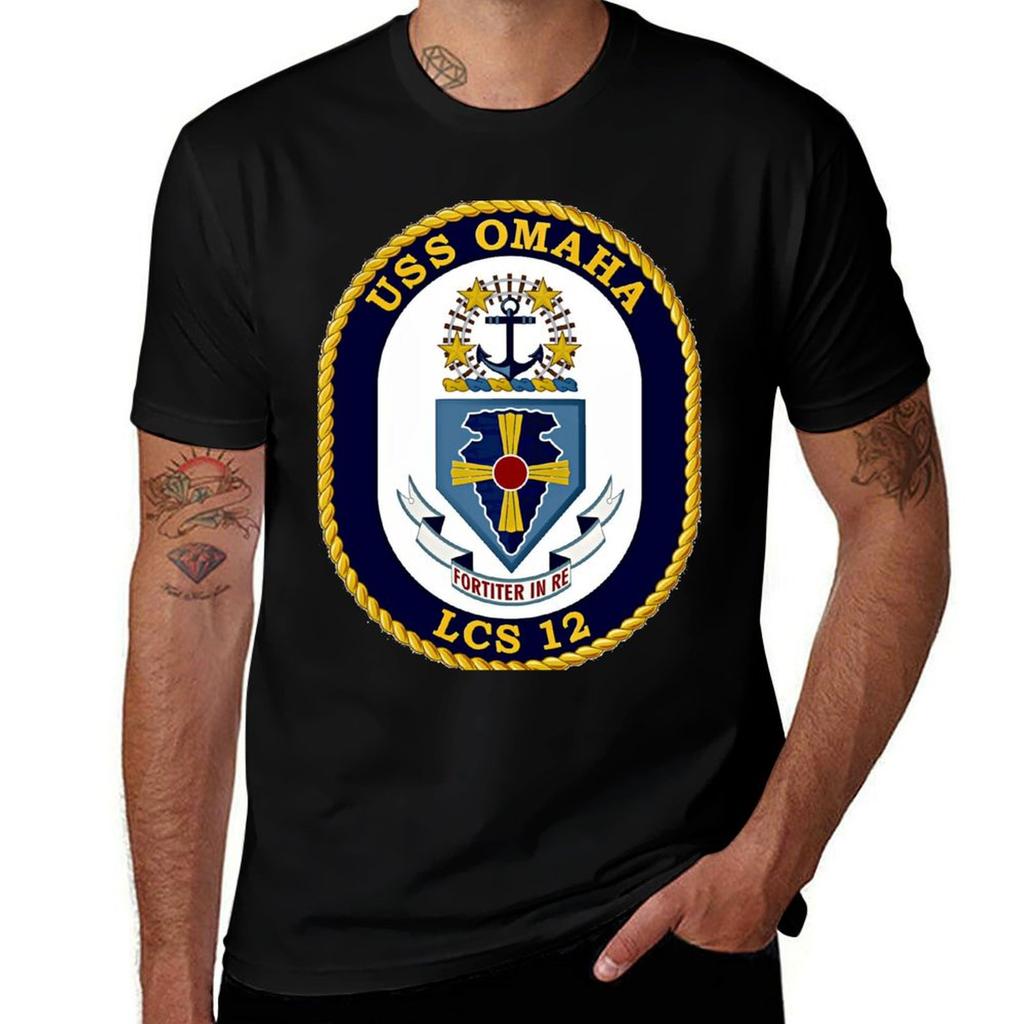 Uss Omaha Lcs12 Tshirt Fitness Training Breathable Tee