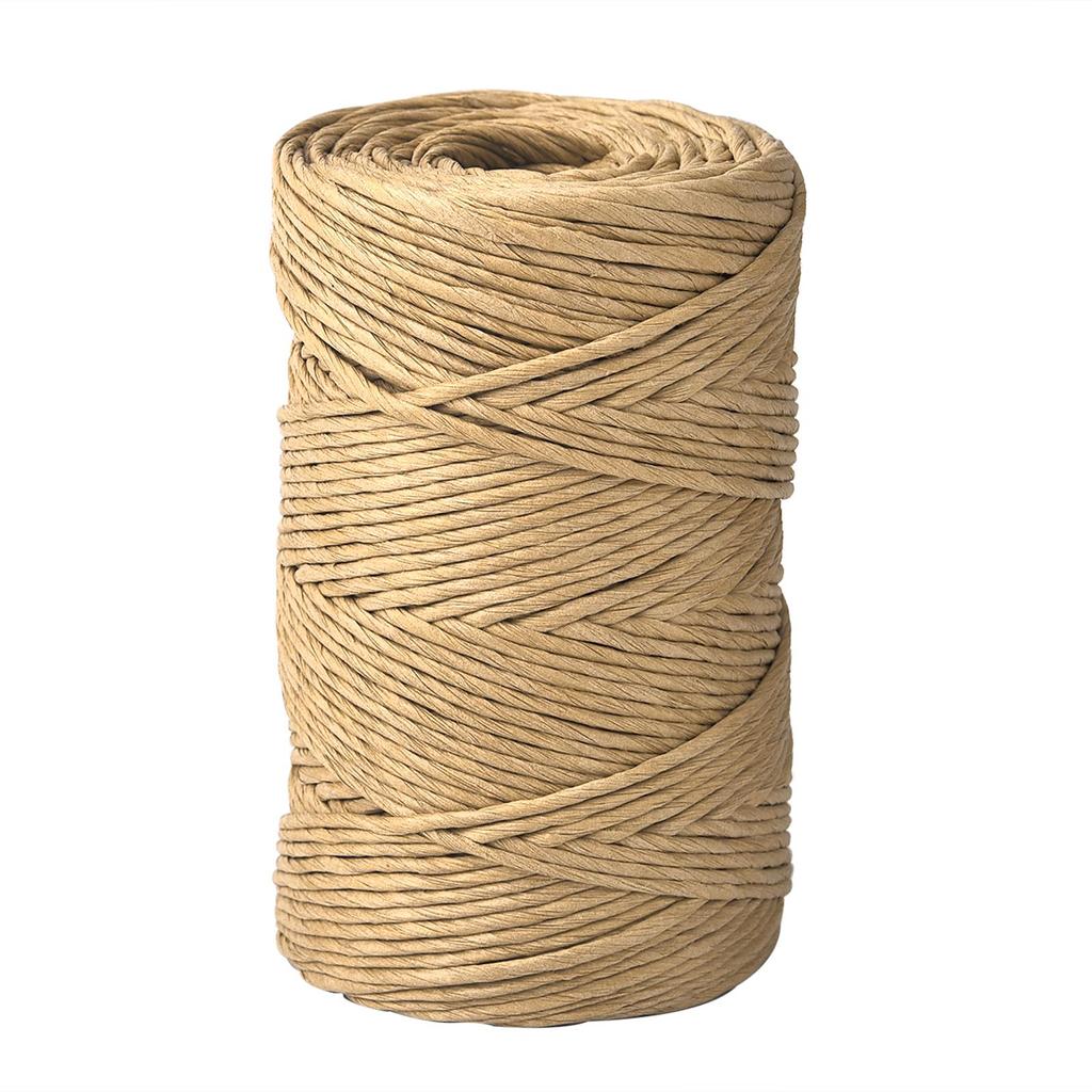 100 ярдов натуральная бумажная соломенная пряжа для ручной вязки крючком соломенная бумажная пряжа DIY летняя шляпа от солнца пляжная сумка ремесло ручной работы