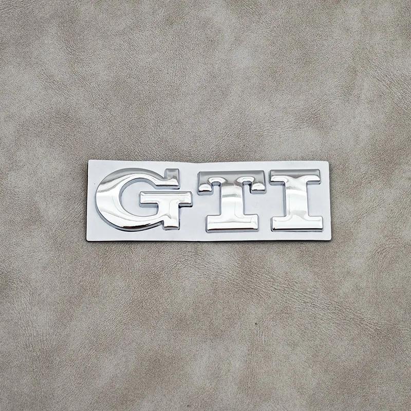 Hot 3D Metal Logo GTI Badge Car Front Grille Emblem Rear Trunk Sticker For Volkswagen VW Golf 4 5 6 7 3 MK2 MK3 MK4 Mk5 Polo Tig