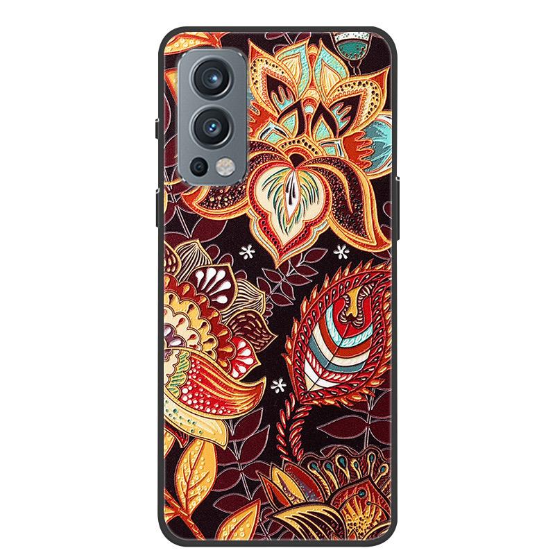 For Oneplus Nord 2 5G Case 3D Dragon Emboss Soft TPU silicone Back Cover Case For Oneplus Nord2 5G One Plus Nord 2 Coque Bumper