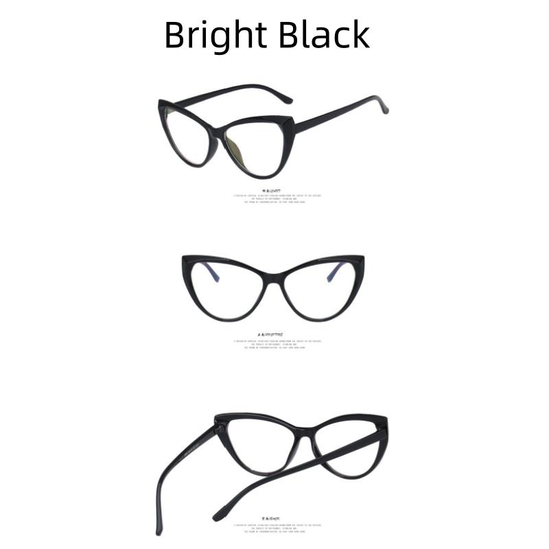 Women Eyeglasses Frame Cat Eye Pink Pretty Eye Glasses Optical Frames For Female Plastic Glasses Frame Fashion Decoration