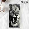 Чехол с изображением волка и льва для Samsung Galaxy A54 A52 A14 5G A53 A12 A13 A71 A23 A34 A33 A21s