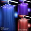 BAKALA  8 10 12 16 Inch Water Powered Rain Led Shower Head Bathroom 3 Colors Led Showerhead. Chuveiro Led
