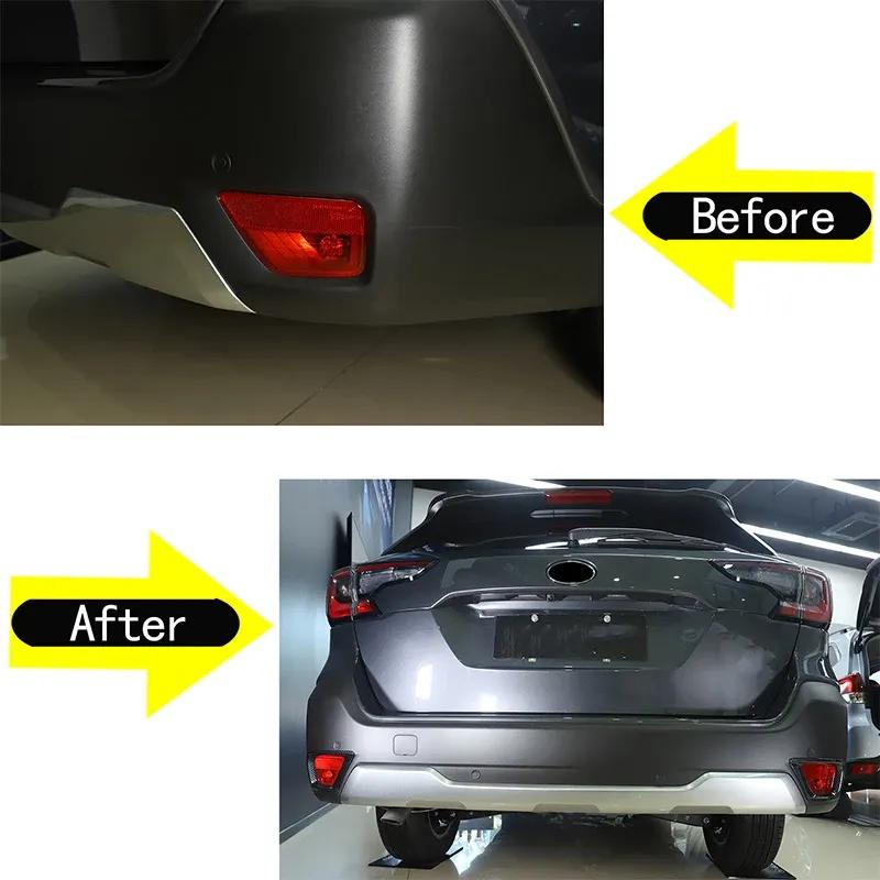 For Subaru Outback - ABS Carbon Fiber Style Car Rear Fog Light Frame Exterior Accessories