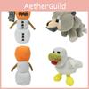 Adorable 20cm Minecraft Plush Toy Snow Golem Wolf Chickens Soft Stuffed Animal Gift