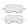 1pcs Double-sided Eye Mask with Silk Simulation Breathable for Lunch Break Aviation Black Shading Sleep and Travel Eye Mask