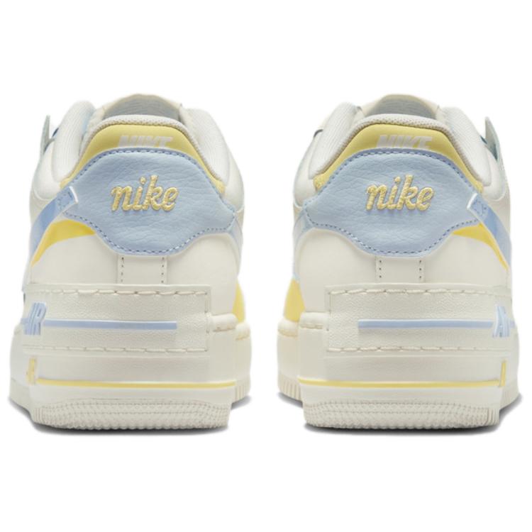 Nike Кроссовки Air Force 1 Удобные Универсальные Мужские Кроссовки Белый Синий Желтый DZ1847-118
