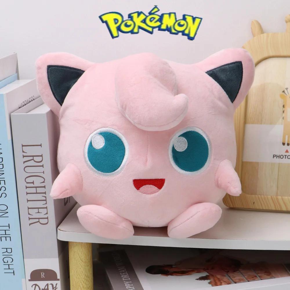 Плюшевые игрушки Jigglypuff Original Pokemon Милые аниме-животные Мягкие набивные животные Куклы-плюш Подарки на день рождения Дети Украшение для дома